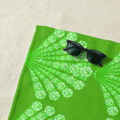 Green Diamond Seashells Strandtuch (Beispiel)