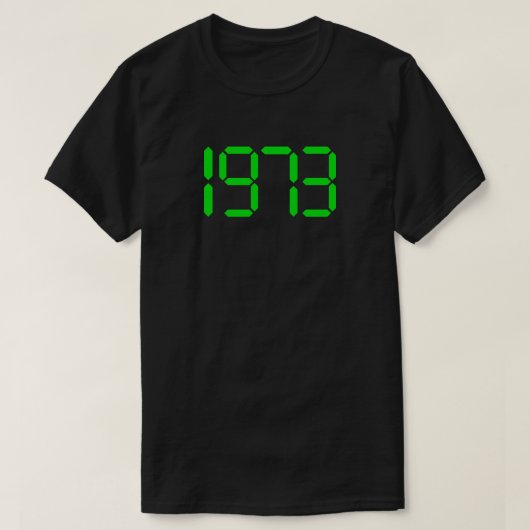 Green Digital 1973 Abtreibungsrechte T - Shirt (Design vorne)