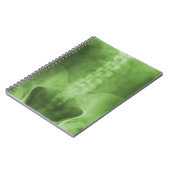 Green Digital X-Ray Art Notebook Notizblock (Linke Seite)