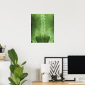 Green Digital X-Ray Art Print Poster (Heimbüro)