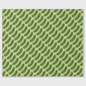 Green Dill Pickle Pickles Feinschmecker Print Kosh Geschenkpapier (Flach)