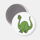 Green Dino Magnet (Vorderseite/Rückseite)