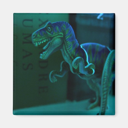 Green Dino Magnet (Vorne)