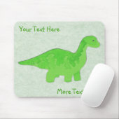Green Dino Mousepad (Mit Mouse)