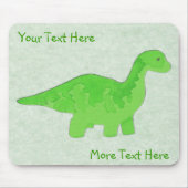 Green Dino Mousepad (Vorne)
