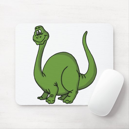 Green Dino Mousepad (Mit Mouse)