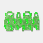 Green Dino Watercolor Kinderdusche Geschenkschachtel (Ungefaltet)