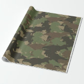 Green Dinosaur Camouflage Pattern Geschenk Geschenkpapier (Ungerollt)