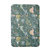 Green Dinosaur Muster Badematte (Vorderseite Vertikal)