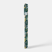 Green Dinosaur Muster iPhone 15 Hülle (Linke Seite)