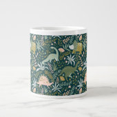 Green Dinosaur Muster Jumbo-Tasse (Vorderseite)