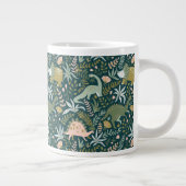 Green Dinosaur Muster Jumbo-Tasse (Rechts)