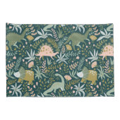 Green Dinosaur Muster Kissenbezug (Rückseite-Rechts)