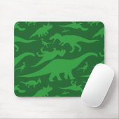 Green Dinosaur Muster Mousepad (Mit Mouse)