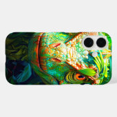 Green Dinosaur Phone Case (Rückseite (Horizontal))