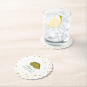 Green Dinosaur Twinkle Star Baby Dusche Party Untersetzer (Vor Ort)