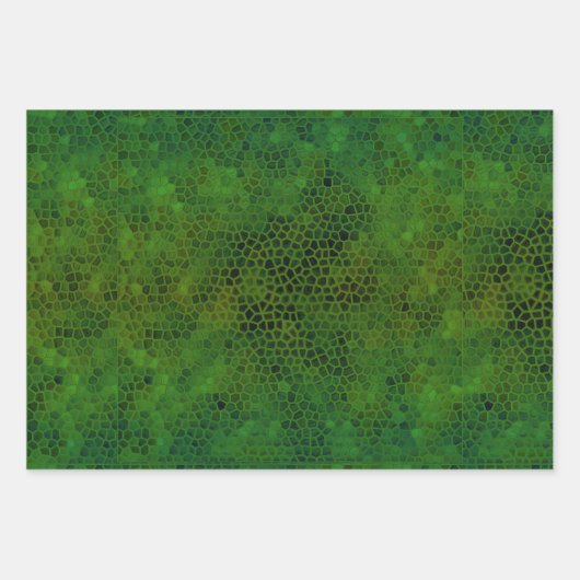 Green Dinosaur versteckt Geschenkpapier Set (Vorderseite)