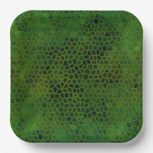 Green Dinosaur versteckt Pappteller