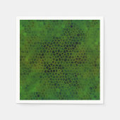 Green Dinosaur versteckt Serviette (Vorderseite)