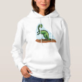 Green Dinosaurier Hoodie (Vorderseite)