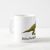 Green Dinosaurier Kaffeetasse (Vorderseite Links)