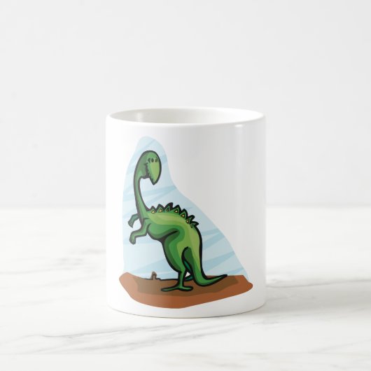 Green Dinosaurier Kaffeetasse (Mittel)