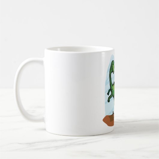 Green Dinosaurier Kaffeetasse (Links)