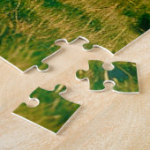 Green Dinosaurier Puzzle (Seite)