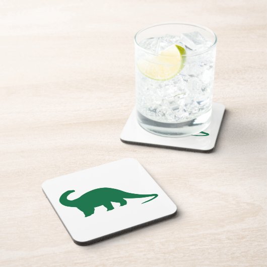 Green Dinosaurier Untersetzer (Rechte Seite)