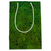 Green Dinosaurier versteckt Geschenktasche Mittlere Geschenktüte (Vorderseite)