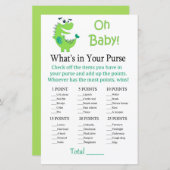 Green Dinosaurier Was ist in deinem Geldbeutel-Spi (Vorne/Hinten)