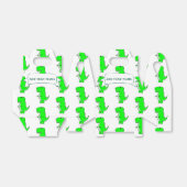 Green Dinosaurier Zeichnend Custom White Geschenkschachtel (Ungefaltet)