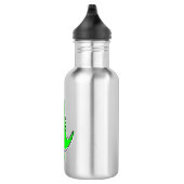 Green Dinosaurier Zeichnend Edelstahlflasche (Rechts)