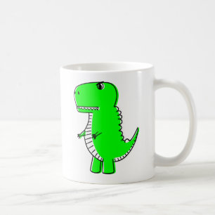 Green Dinosaurier Zeichnend Tote-Tasche Kaffeetasse