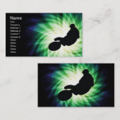 Green Dirt Bike Visitenkarte (Vorne/Hinten)