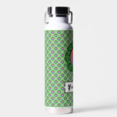 Green Disk Ribbon von Kenneth Yoncich Trinkflasche (Vorne)