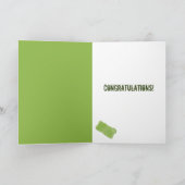 Green Disposable Camera Friend Abschluss Card Karte (Innenseite)