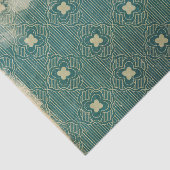 Green Distressed Art Deco Seidenpapier (Ausschnitt)