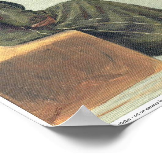 Green Djellaba Poster (Ecke)