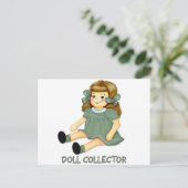 Green Doll Postkarte (Stehend Vorderseite)