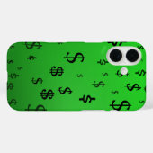 Green-Dollar-Zeichen Case-Mate iPhone Hülle (Rückseite (Horizontal))
