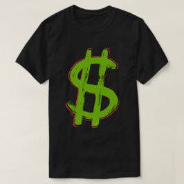 Green-Dollar-Zeichen T-Shirt