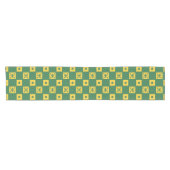 Green Domino Table Runner Kurzer Tischläufer (Horizontal)