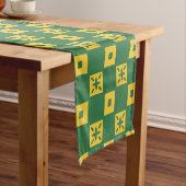 Green Domino Table Runner Kurzer Tischläufer (Beispiel)