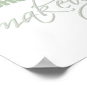 Green Don lasse heute nicht als Makeup Poster (Ecke)