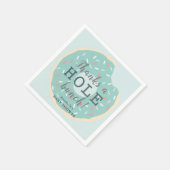 Green Donut Baby Dusche Vielen Dank Serviette (Ecke)