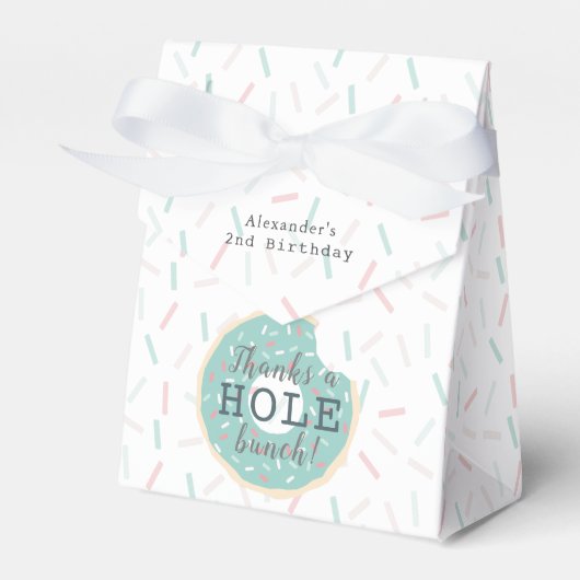 Green Donut dank Hole-Hole zum Geburtstag Geschenkschachtel (Vorderseite)