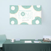 Green Donut & Diapers Sprinkle Baby Dusche Banner (Messeveranstaltung)