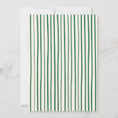 Green Doodle Nutcracker Christmas Holiday Party Einladung (Rückseite)