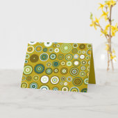 Green Dot Blank Card Karte (Gelbe Blume)